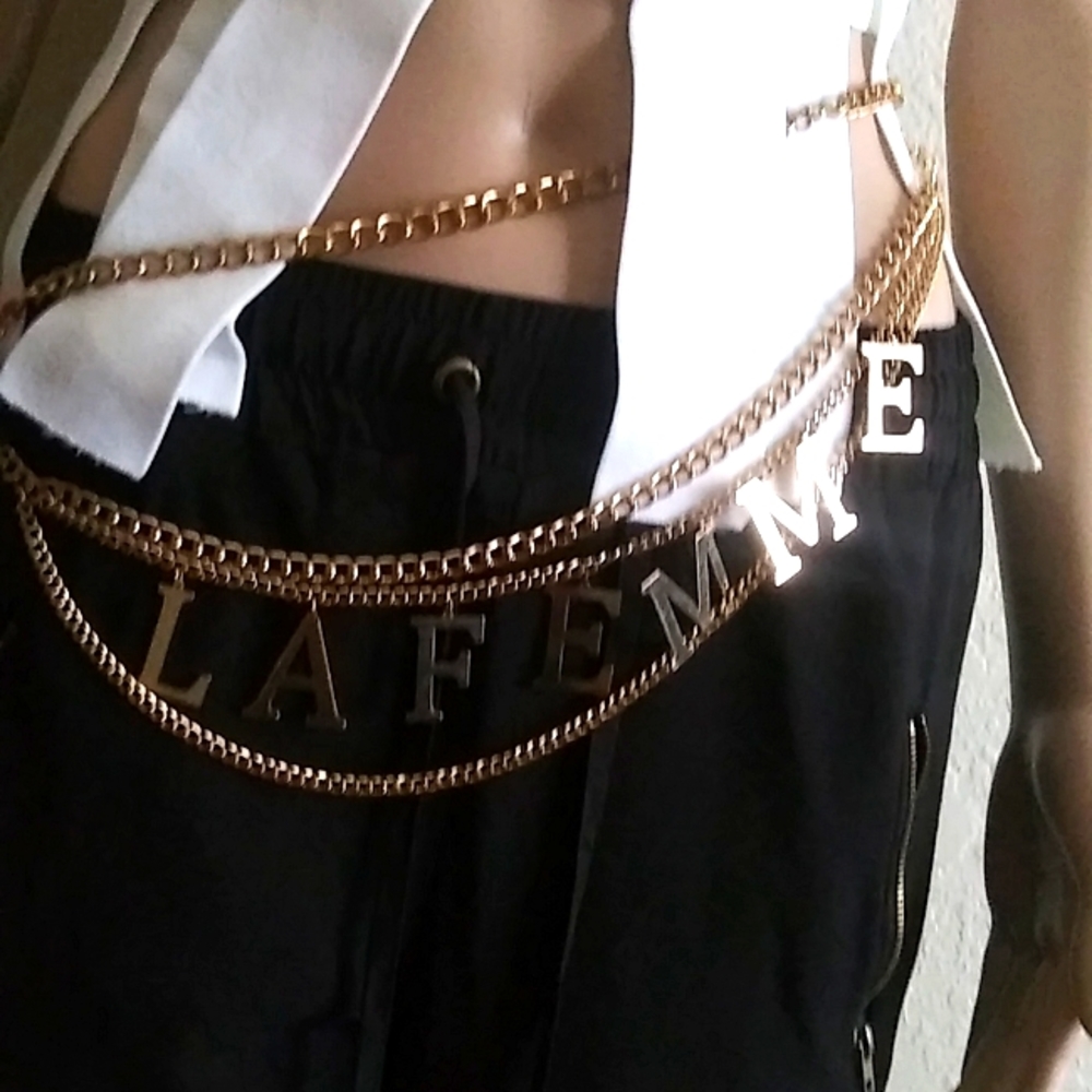 LaFemme 3 chain belt